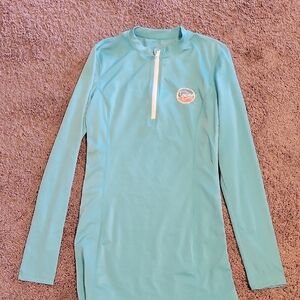 Blue Women's Swim Top Small